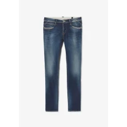 Jeans ajusté stretch 700/11, longueur 34 bleu Lou