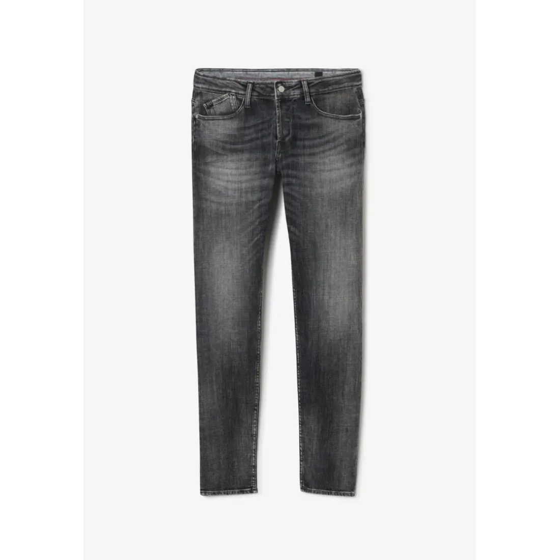 Jeans ajusté stretch 700/11, longueur 34 gris en coton Ryan