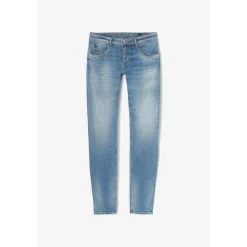Jeans ajusté stretch 700/11, longueur 34 bleu Moe en coton