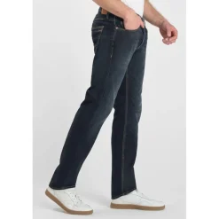 Jeans ajusté stretch 700/11, longueur 34 bleu Ives en coton
