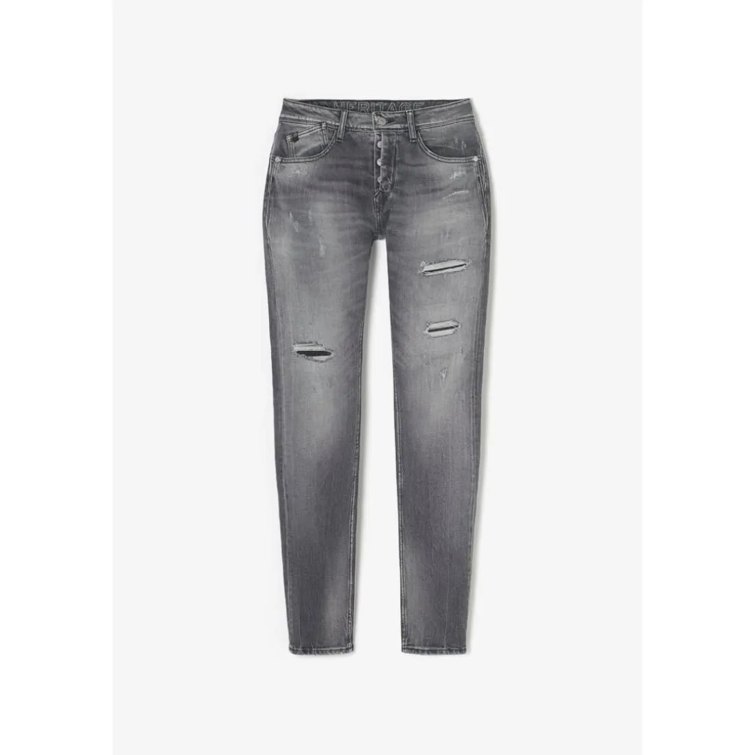 Jeans ajusté stretch 700/11, longueur 34 noir Amin