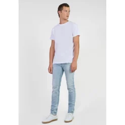 Jeans ajusté stretch 700/11, longueur 34 bleu Tate