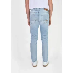 Jeans ajusté stretch 700/11, longueur 34 bleu Tate