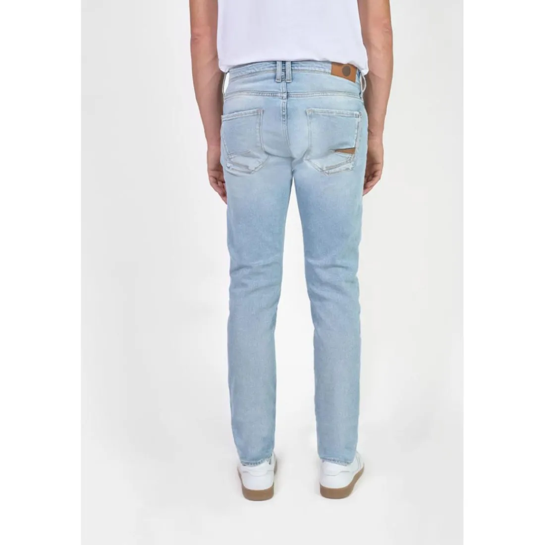 Jeans ajusté stretch 700/11, longueur 34 bleu Tate