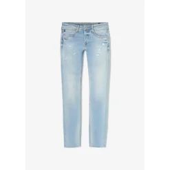 Jeans ajusté stretch 700/11, longueur 34 bleu Tate