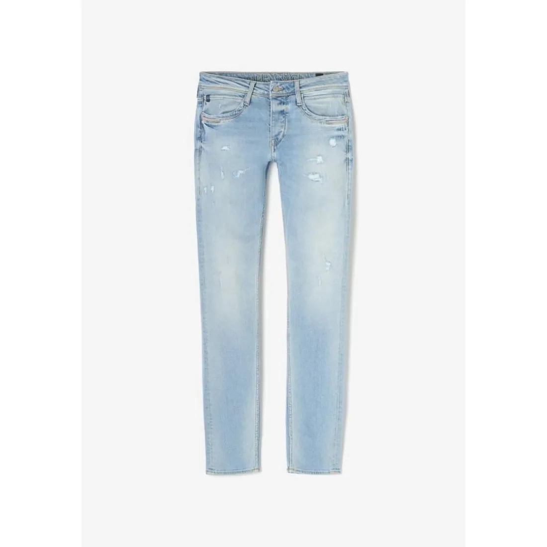 Jeans ajusté stretch 700/11, longueur 34 bleu Tate