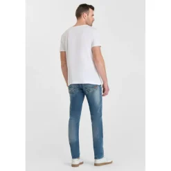 Jeans ajusté stretch 700/11, longueur 34 bleu Pete