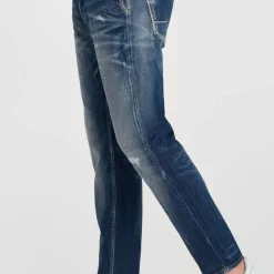 Jeans ajusté stretch 700/11, longueur 34 bleu Oak