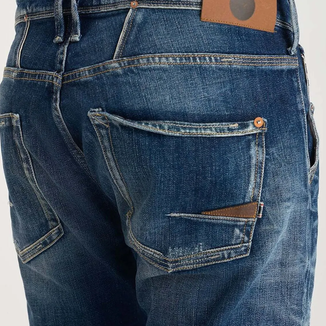 Jeans ajusté stretch 700/11, longueur 34 bleu Oak