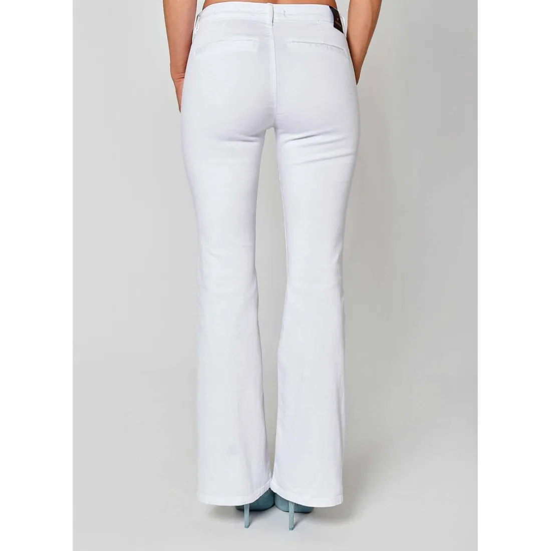 Jeans BEA en coton blanc