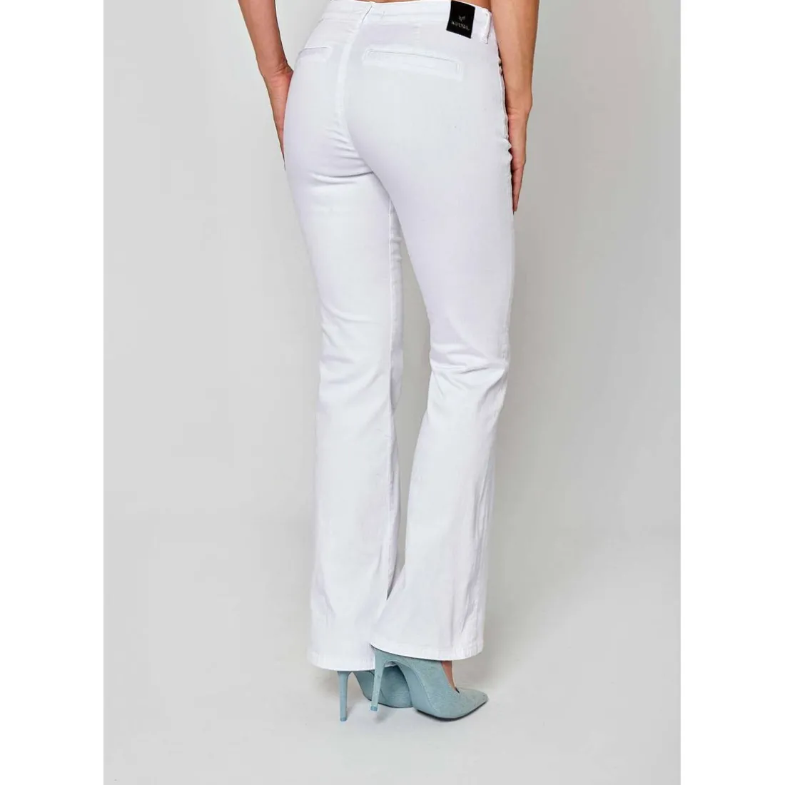 Jeans BEA en coton blanc