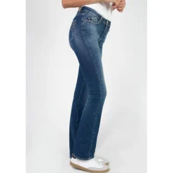 Jeans bootcut POWER bootcut, longueur 34 bleu en coton Amy