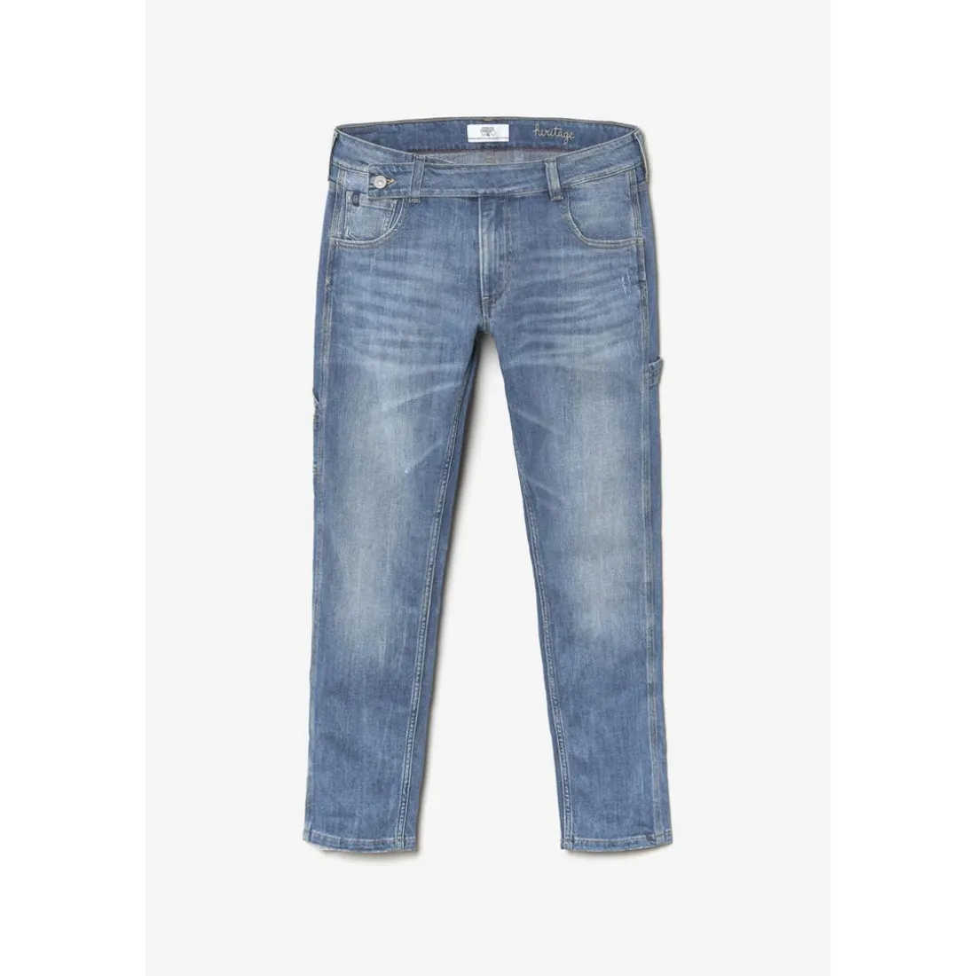 Jeans boyfit 200/43, longueur 34 bleu en coton Julia