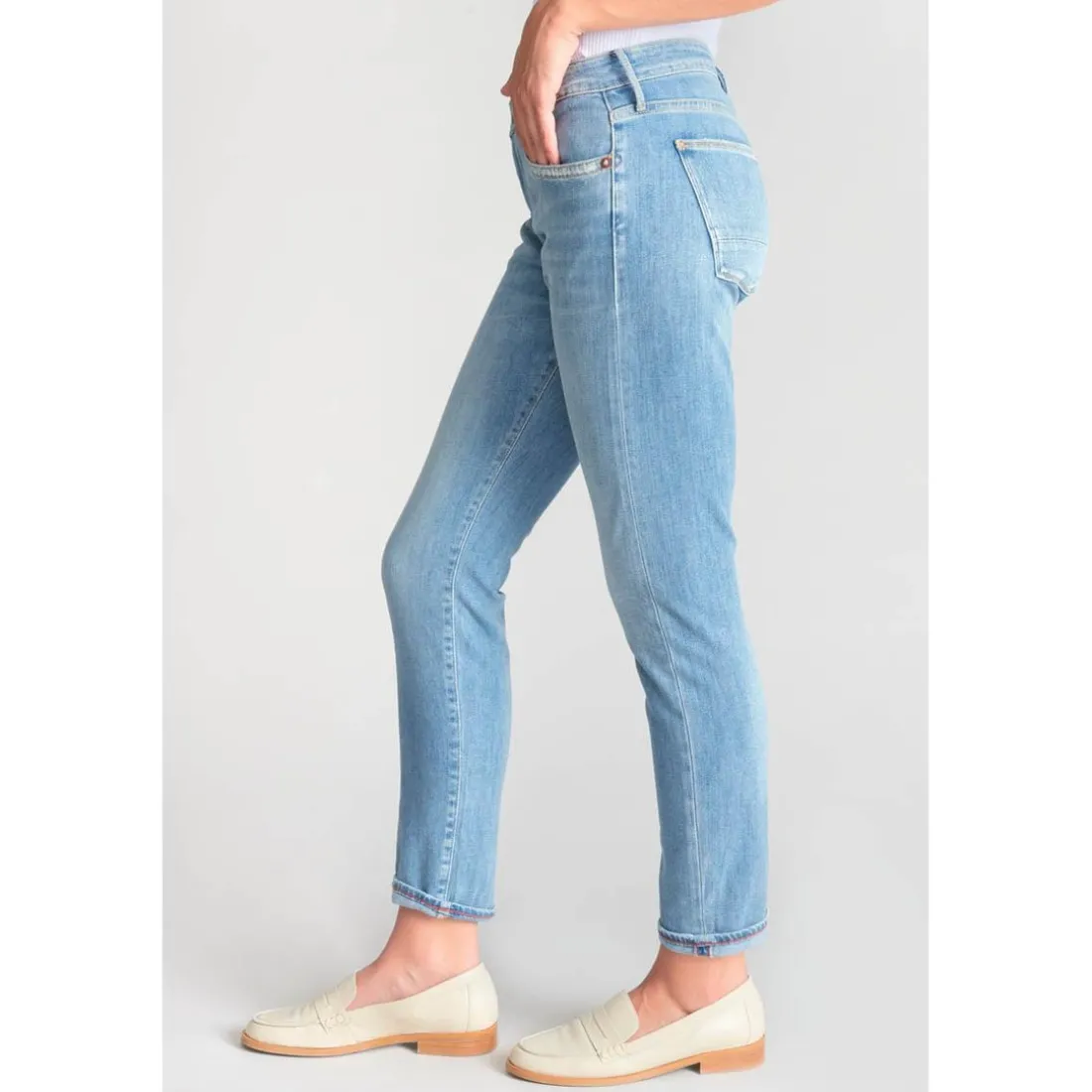 Jeans boyfit 200/43, longueur 34 bleu Pax