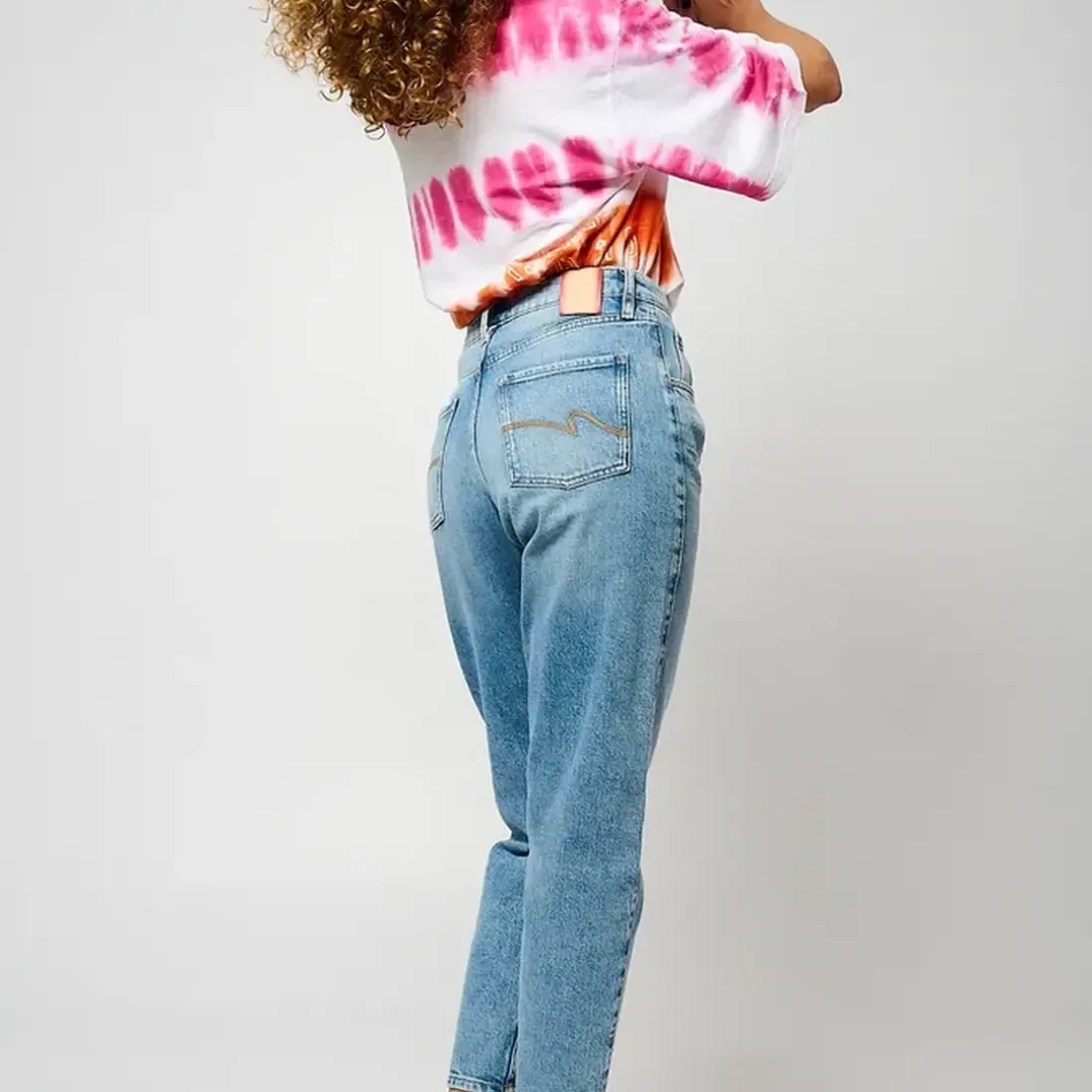 Jeans BRENA bleu en coton
