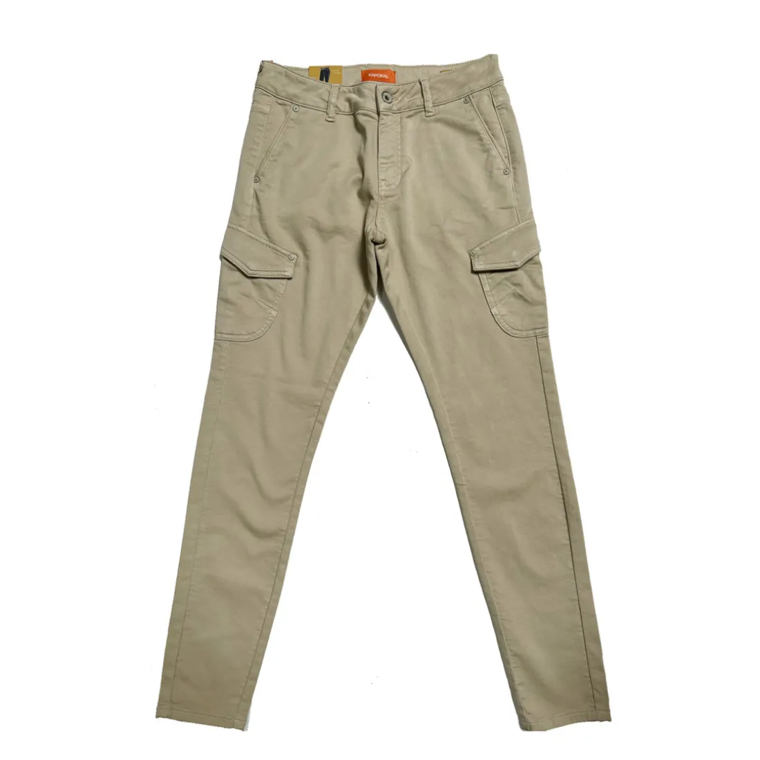 Jeans DERA en coton kaki