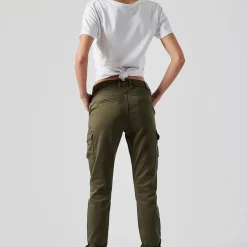Jeans DERA kaki en coton