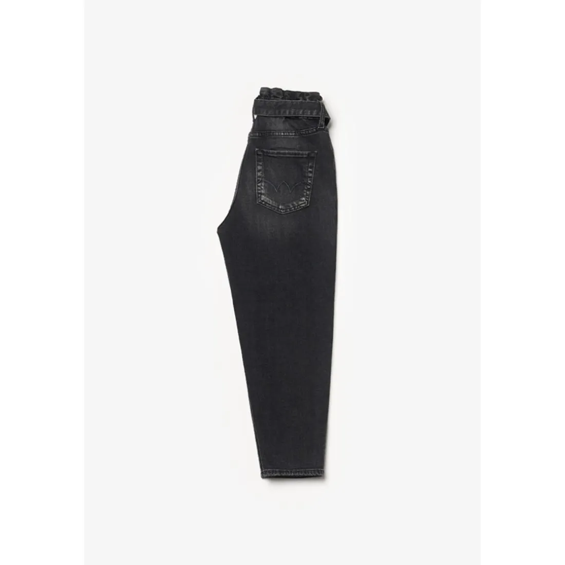 Jeans fille, Milina boyfit noir N°1 en coton