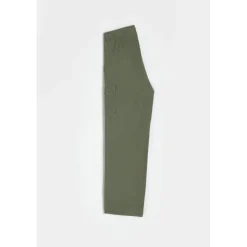 Jeans fille, regular, droit, longueur 34 kaki en coton Vivi