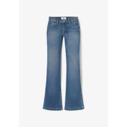Jeans flare, très évasé , longueur 34 bleu Élise Lana