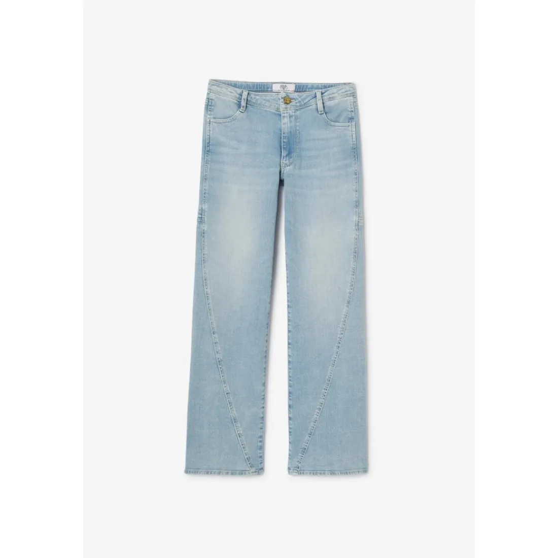 Jeans flare, très évasé, longueur 34 bleu Xena