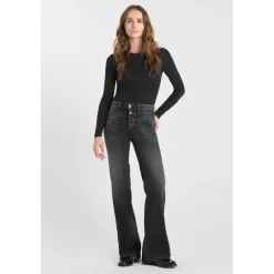 Jeans flare, très évasé PULP high flare, longueur 34 noir Nia
