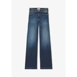 Jeans flare, très évasé PULP high flare, longueur 34 bleu Dot en coton