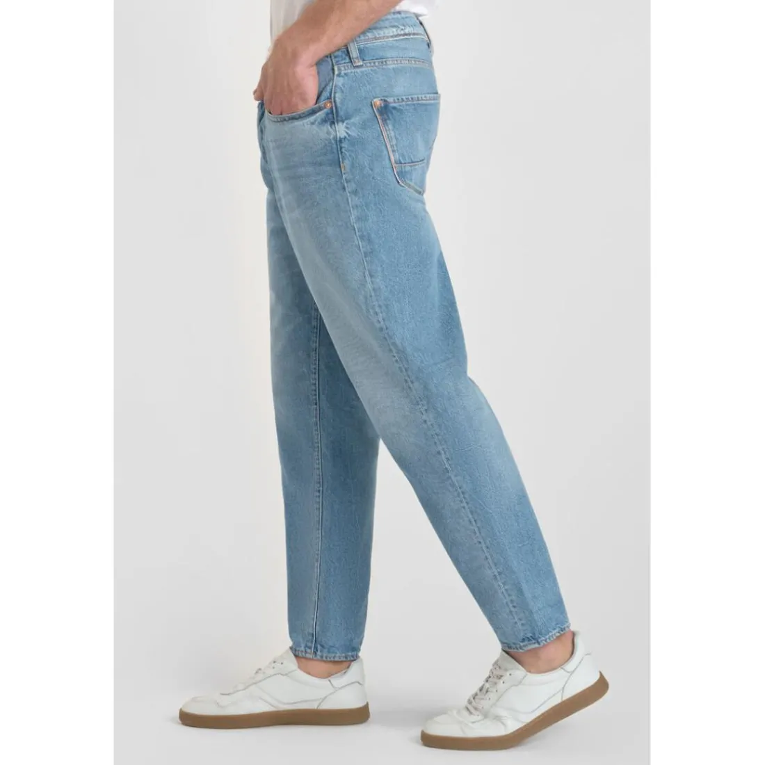 Jeans loose, large 1999, longueur 34 bleu en coton Dean