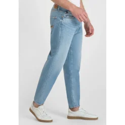 Jeans loose, large 1999, longueur 34 bleu en coton Dean