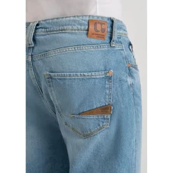 Jeans loose, large 1999, longueur 34 bleu en coton Dean