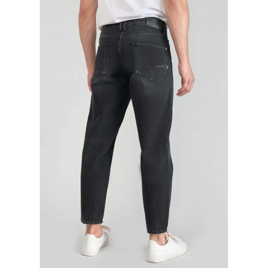Jeans loose, large 1998, longueur 34 noir en coton