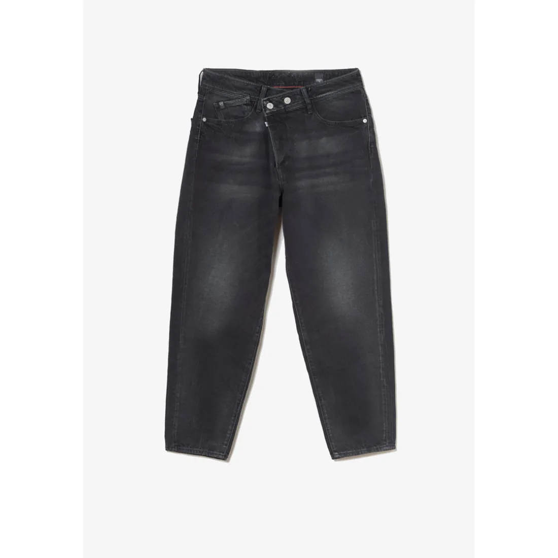 Jeans loose, large 1998, longueur 34 noir en coton