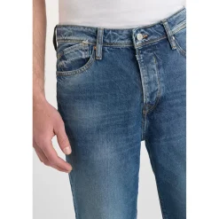 Jeans loose, large 1999, longueur 34 bleu Ebbe