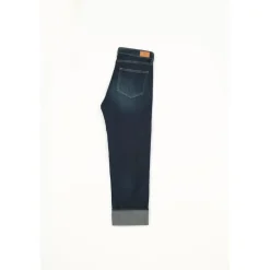 Jeans loose, large 400/60, 7/8ème bleu Tia