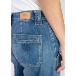 Jeans loose, large HOLLY, longueur 34 bleu Mila