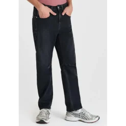 Jeans loose, large NOAH, longueur 34 noir Alan