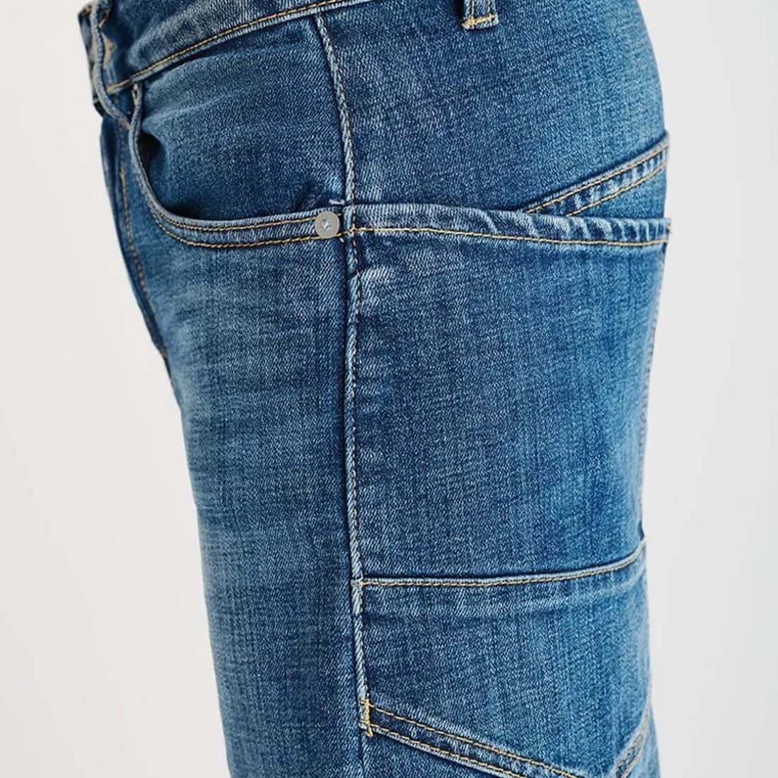Jeans loose, large NOAH, longueur 34 bleu Mo