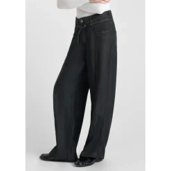 Jeans loose, large SCOTTY, longueur 34 noir Esme