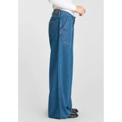 Jeans loose, large VICTORIA, longueur 34 bleu Kali