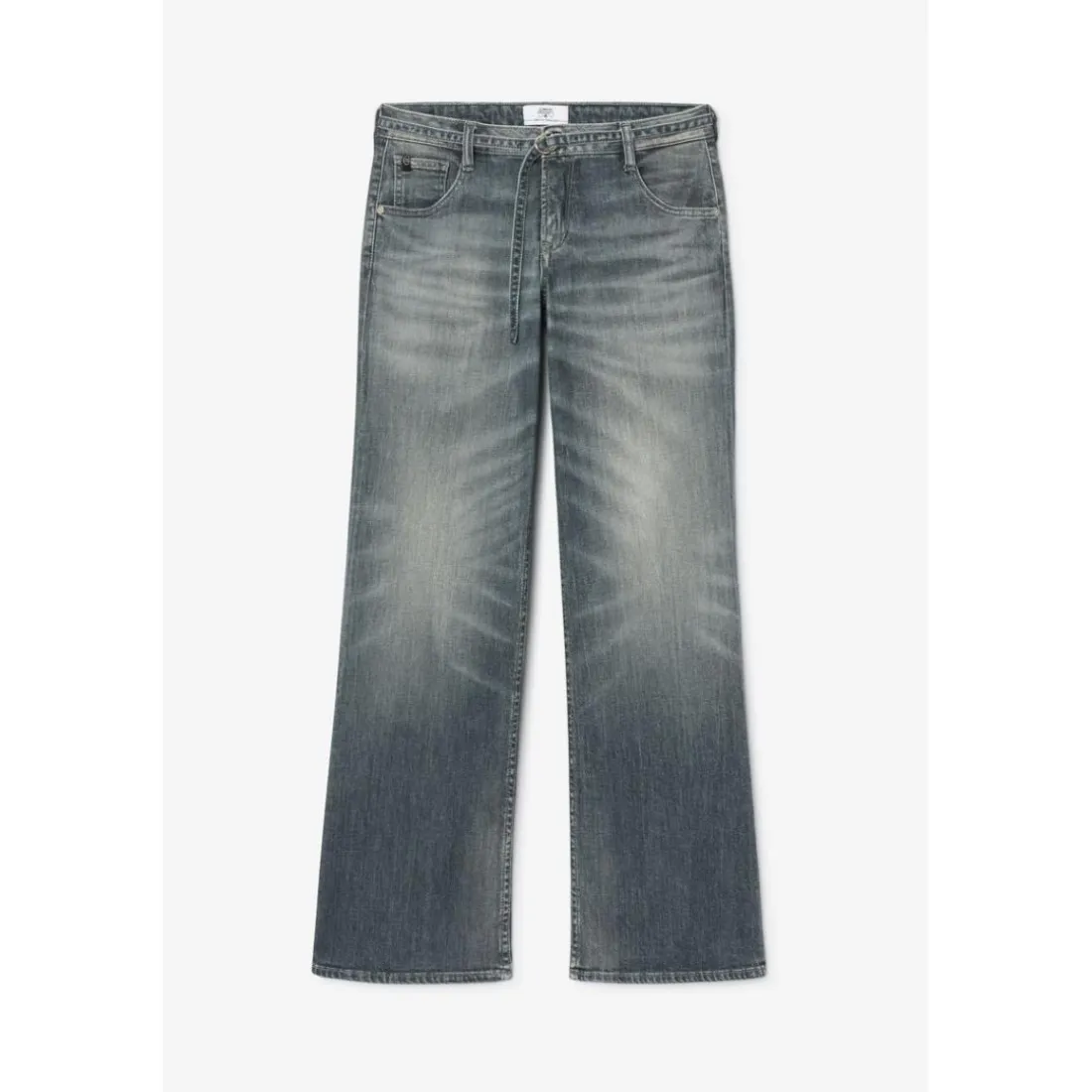Jeans loose, large wide leg , longueur 34 gris Gwen