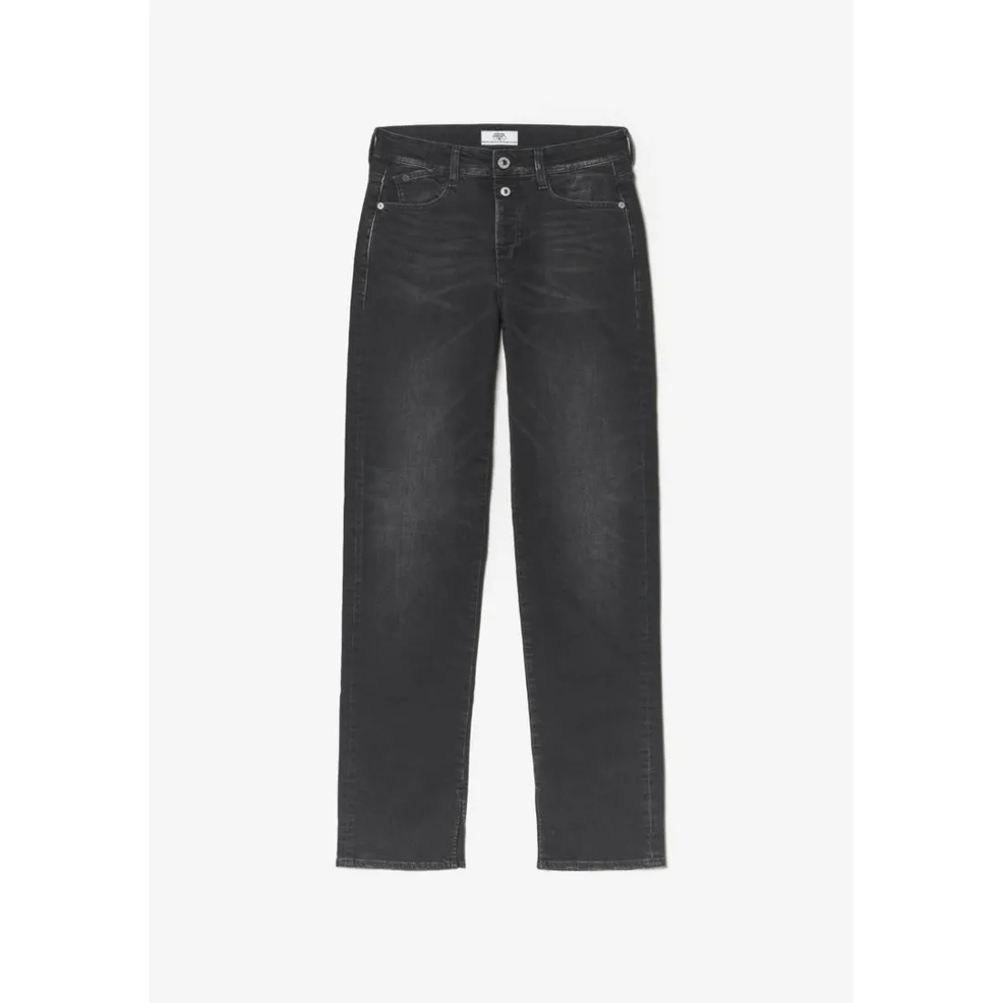 Jeans Lux 400/19 mom taille haute noir N°1 en coton