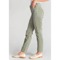 Jeans Marylou mom 400/17, 7/8ème kaki