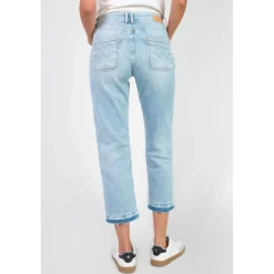 Jeans mom 400/17 mom taille haute 7/8ème bleu Dina