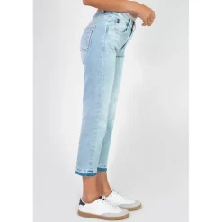 Jeans mom 400/17 mom taille haute 7/8ème bleu Dina