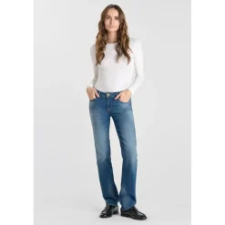 Jeans push-up regular, droit PULP, longueur 34 bleu Page en coton