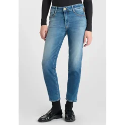 Jeans push-up regular, droit taille haute PULP, 7/8ème bleu Skye