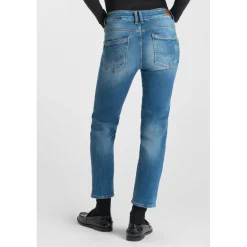 Jeans push-up regular, droit taille haute PULP, 7/8ème bleu Skye