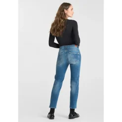 Jeans push-up regular, droit taille haute PULP, 7/8ème bleu Skye