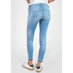 Jeans push-up slim PULP, 7/8ème bleu Jade