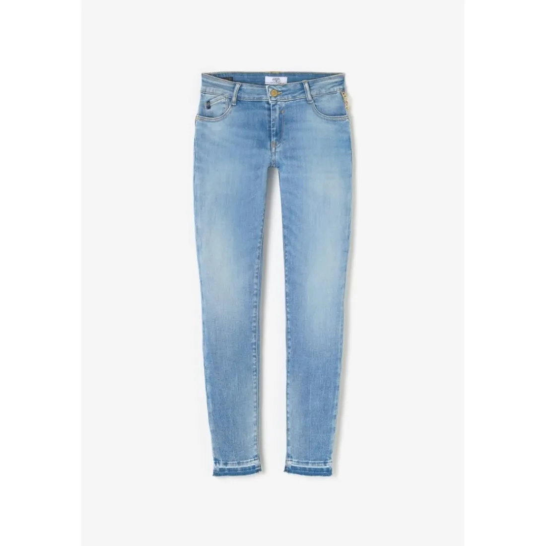 Jeans push-up slim PULP, 7/8ème bleu Jade